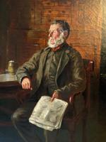 BAD NEWS FROM THE WAR! 'Walter Tomlinson' Portrait Oil Painting (11 of 16) BAD NEWS FROM THE WAR! 'Walter Tomlinson' Portrait Oil Painting (11 of 16)