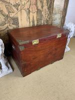 19th C Brass Bound Campaign Style Chest (7 of 8) 19th C Brass Bound Campaign Style Chest (7 of 8)