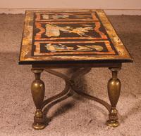 Coffee Table with Scagolia Marble Top - Florence 19th Century (11 of 13) Coffee Table with Scagolia Marble Top - Florence 19th Century (11 of 13)