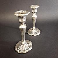 Edwardian Silver Candlesticks (2 of 6) Edwardian Silver Candlesticks (2 of 6)