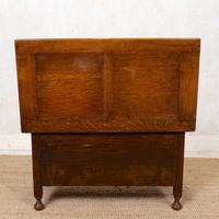 Oak Monks Bench Settle Carved Folding Hall Arts & Crafts (9 of 12) Oak Monks Bench Settle Carved Folding Hall Arts & Crafts (9 of 12)