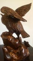 Large Hand Carved Wooden Owl (5 of 8) Large Hand Carved Wooden Owl (5 of 8)