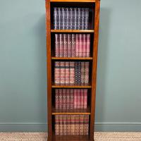 Tall Slim Victorian Mahogany Antique Open Bookcase (2 of 6) Tall Slim Victorian Mahogany Antique Open Bookcase (2 of 6)