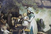 Pair of Early 19th Century Country Genre Scenes Oil on Canvas (2 of 21) Pair of Early 19th Century Country Genre Scenes Oil on Canvas (2 of 21)