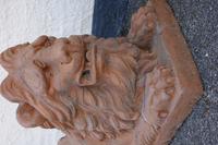 Mid 19th Century Pair of Ferocious Terracotta Lions (2 of 2) Mid 19th Century Pair of Ferocious Terracotta Lions (2 of 2)