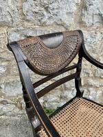 Single English Regency Painted Armchair (5 of 6) Single English Regency Painted Armchair (5 of 6)