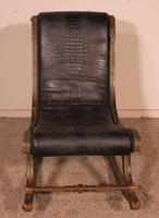 Polychrome Napoleon III Rocking Chair (9 of 10) Polychrome Napoleon III Rocking Chair (9 of 10)