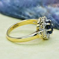 The Vintage 9ct Royal Sapphire & Diamond Ring (5 of 5) The Vintage 9ct Royal Sapphire & Diamond Ring (5 of 5)