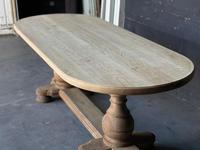 Large French Bleached Oak Monastery Dining Table (10 of 18) Large French Bleached Oak Monastery Dining Table (10 of 18)