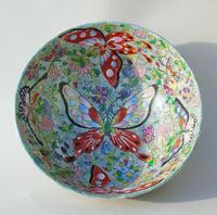 Antique Chinese Porcelain Bowl with Butterflies Famille Rose (4 of 12) Antique Chinese Porcelain Bowl with Butterflies Famille Rose (4 of 12)
