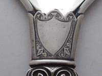 Rare and Unusual Edwardian 1902 Solid Hallmarked Silver Hand Mirror (4 of 6) Rare and Unusual Edwardian 1902 Solid Hallmarked Silver Hand Mirror (4 of 6)