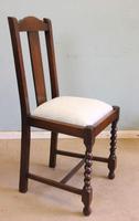Antique Set of Four Oak Dining Chairs (2 of 9) Antique Set of Four Oak Dining Chairs (2 of 9)