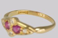 Antique Old Cut Diamond & Ruby Ring 18ct Gold Victorian Engagement Ring Circa 1890 (6 of 9) Antique Old Cut Diamond & Ruby Ring 18ct Gold Victorian Engagement Ring Circa 1890 (6 of 9)