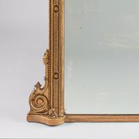 Large Victorian English Gilt Archtop Overmantle Mirror (4 of 7) Large Victorian English Gilt Archtop Overmantle Mirror (4 of 7)