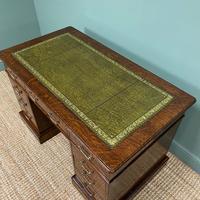 Quality Oak Victorian Antique Pedestal Desk (3 of 8) Quality Oak Victorian Antique Pedestal Desk (3 of 8)
