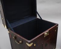 Pair of early 20th century leather bound army trunks (3 of 9) Pair of early 20th century leather bound army trunks (3 of 9)