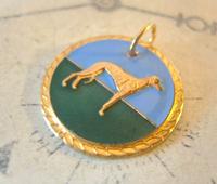 Vintage Pocket Watch Chain Fob 1940s Rose Gilt & Enamel Greyhound Dog Nos (2 of 7) Vintage Pocket Watch Chain Fob 1940s Rose Gilt & Enamel Greyhound Dog Nos (2 of 7)