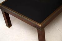 Antique Mahogany & Leather Campaign Style Coffee Table (7 of 9) Antique Mahogany & Leather Campaign Style Coffee Table (7 of 9)