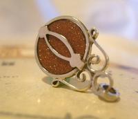 Antique Pocket Watch Chain Fob 1910 Art Nouveau Silver Chrome & Goldstone Fob (2 of 9) Antique Pocket Watch Chain Fob 1910 Art Nouveau Silver Chrome & Goldstone Fob (2 of 9)