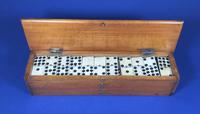 Late Victorian Long Domino Set in it’s original mahogany box (5 of 13) Late Victorian Long Domino Set in it’s original mahogany box (5 of 13)