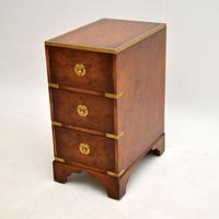 Burr Elm Military Campaign Style Side Chest (3 of 11) Burr Elm Military Campaign Style Side Chest (3 of 11)