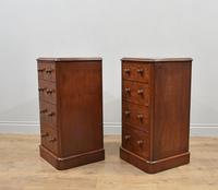 Pair of Victorian mahogany bedside chests of drawers (3 of 4) Pair of Victorian mahogany bedside chests of drawers (3 of 4)