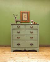 Antique Gustavian Style Blue Painted Chest of Drawers (18 of 18) Antique Gustavian Style Blue Painted Chest of Drawers (18 of 18)