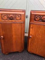 Pair of Antique Oak Bedside Cabinets (2 of 8) Pair of Antique Oak Bedside Cabinets (2 of 8)