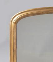 Large English Victorian Gilt Archtop Overmantle Mirror (6 of 6) Large English Victorian Gilt Archtop Overmantle Mirror (6 of 6)