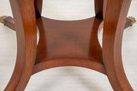 Mahogany Regency Style Circular Dining Table (2 of 8) Mahogany Regency Style Circular Dining Table (2 of 8)