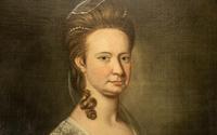 Portraight of Elegant Lady in a Blue Silk dress in the Manner of Arthur Devis (2 of 2) Portraight of Elegant Lady in a Blue Silk dress in the Manner of Arthur Devis (2 of 2)