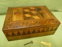 Large Tunbridge Ware Style Jewellery Box - Original Tray c.1870 (3 of 16) Large Tunbridge Ware Style Jewellery Box - Original Tray c.1870 (3 of 16)