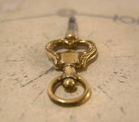 Georgian Pocket Watch Fob Key 1830s Antique Brass Heart Key Size 4 (10 of 10) Georgian Pocket Watch Fob Key 1830s Antique Brass Heart Key Size 4 (10 of 10)