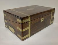 Superb Antique Victorian Rosewood Brass Bound Writing Slope Box (3 of 15) Superb Antique Victorian Rosewood Brass Bound Writing Slope Box (3 of 15)
