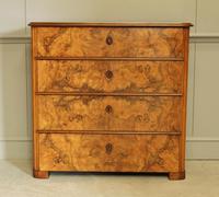 Swedish Burr Walnut Chest of Drawers