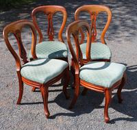 1900's Set of 4 Mahogany Hoop Back Chairs with Pop-out Seats (2 of 3) 1900's Set of 4 Mahogany Hoop Back Chairs with Pop-out Seats (2 of 3)