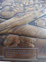 Bronzed Metal Calendar Signed Alex Henshaw MBE 1941 (8 of 13) Bronzed Metal Calendar Signed Alex Henshaw MBE 1941 (8 of 13)