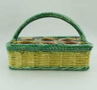 Attractive Novelty Majolica Pottery Eggery / Egg Stand Basket 19th Century (3 of 5) Attractive Novelty Majolica Pottery Eggery / Egg Stand Basket 19th Century (3 of 5)