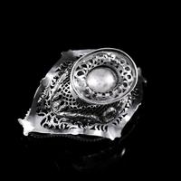 Antique Victorian Small Silver Sweet Basket / Bonbon Dish - Charles Stuart Harris 1890 (13 of 14) Antique Victorian Small Silver Sweet Basket / Bonbon Dish - Charles Stuart Harris 1890 (13 of 14)