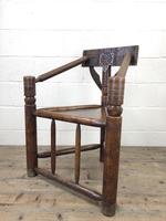 Antique Carved Oak Corner Chair (8 of 10) Antique Carved Oak Corner Chair (8 of 10)