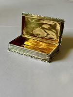 Antique Silver George IV Snuff Box THOMAS PEPPER II London 1826