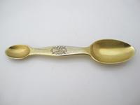 Rare Victorian Silver-gilt Medicine Spoon John Aldwinckle & Thomas Slater, London 1888 (3 of 4) Rare Victorian Silver-gilt Medicine Spoon John Aldwinckle & Thomas Slater, London 1888 (3 of 4)