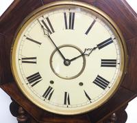 Impressive Victorian American Drop Dial Wall Clock 8 Day Movement Inlaid Case (6 of 14) Impressive Victorian American Drop Dial Wall Clock 8 Day Movement Inlaid Case (6 of 14)