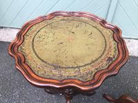 Pair of Walnut Leather Top Tripod Wine Tables (8 of 8) Pair of Walnut Leather Top Tripod Wine Tables (8 of 8)