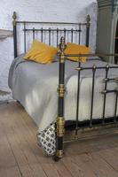 Handsome Victorian Naturally Aged Brass & Iron King Size Bed (8 of 8) Handsome Victorian Naturally Aged Brass & Iron King Size Bed (8 of 8)