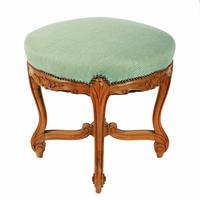 Early 20th Century French Walnut Stool (3 of 8) Early 20th Century French Walnut Stool (3 of 8)