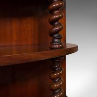Antique Whatnot Bookshelf, English, Mahogany, Demi-lune, Bookcase, Victorian (11 of 12) Antique Whatnot Bookshelf, English, Mahogany, Demi-lune, Bookcase, Victorian (11 of 12)
