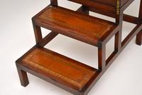 Antique Mahogany & Leather Folding Library Steps / Coffee Table (10 of 11) Antique Mahogany & Leather Folding Library Steps / Coffee Table (10 of 11)