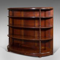 Antique Whatnot Bookshelf, English, Mahogany, Demi-lune, Bookcase, Victorian (3 of 12) Antique Whatnot Bookshelf, English, Mahogany, Demi-lune, Bookcase, Victorian (3 of 12)