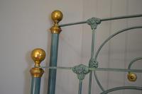 Antique Victorian Brass & Iron Bed 5ft Kingsize Bedstead Sympathetically Restored (5 of 17) Antique Victorian Brass & Iron Bed 5ft Kingsize Bedstead Sympathetically Restored (5 of 17)